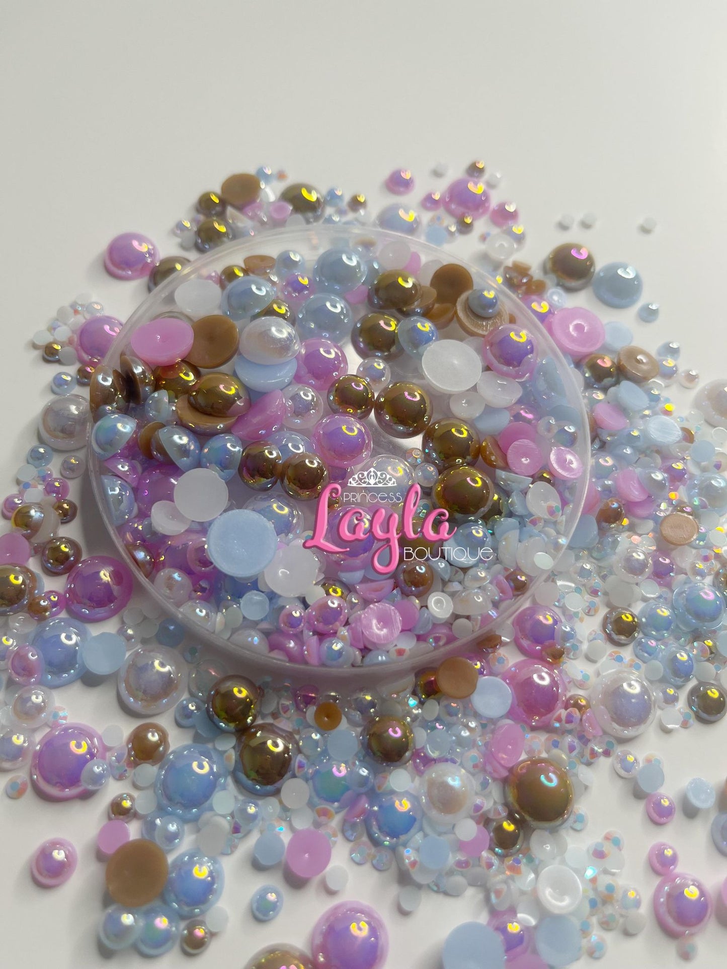 Baby Shower Pearl- Rhinestone Mix