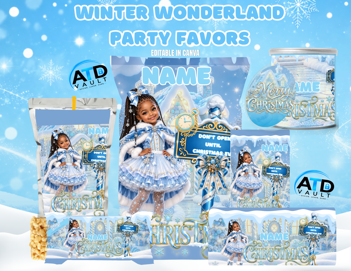 Winter Wonderland Christmas Party Favor