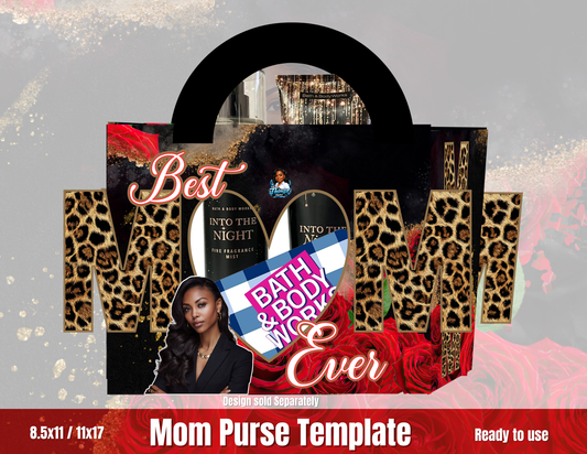 Mothers Day Purse Template