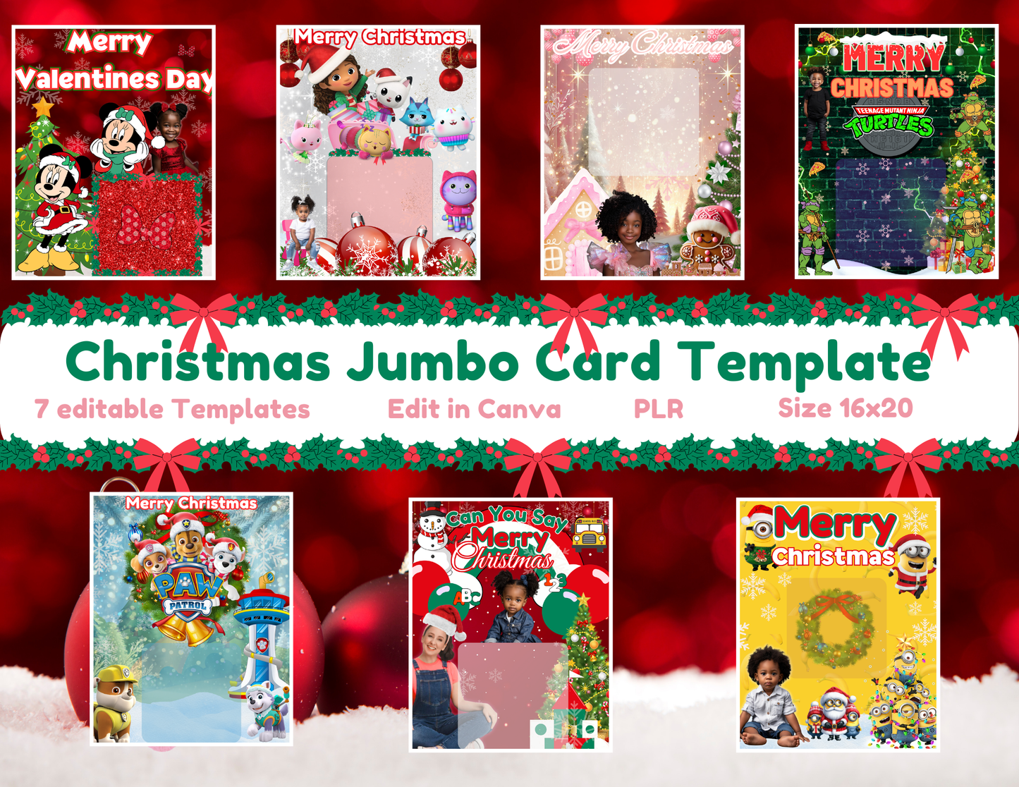 Christmas Jumbo Cards