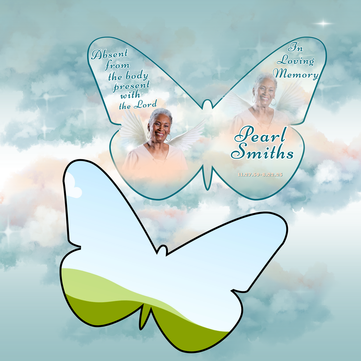 Butterfly Memorial Pin