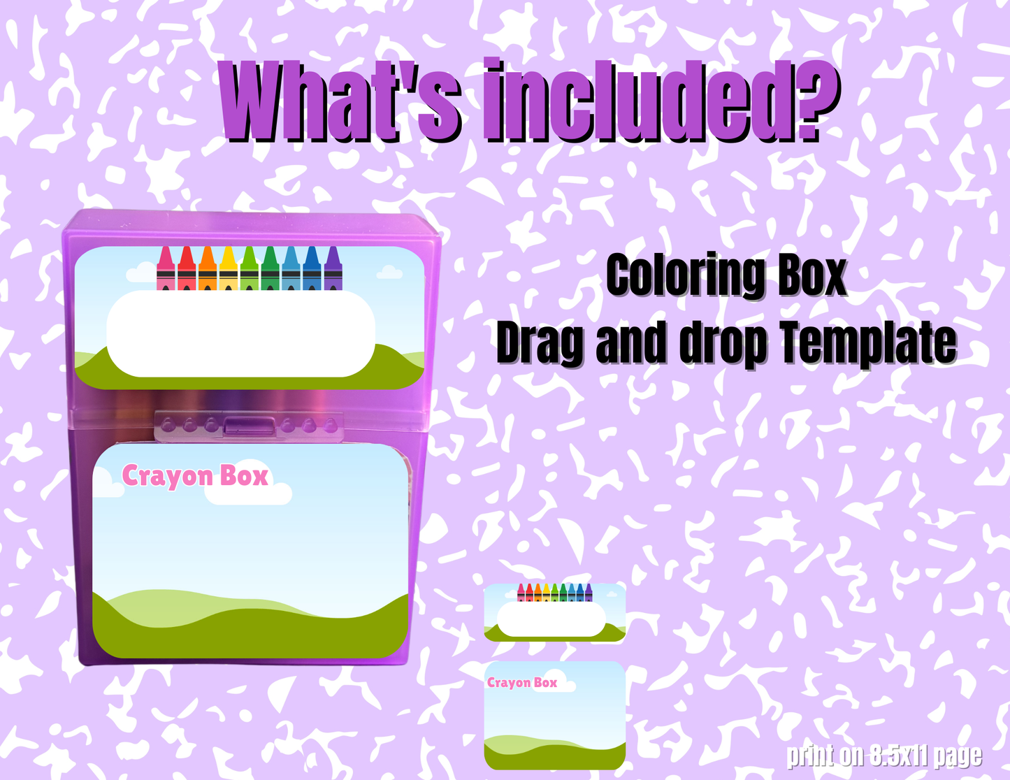 Crayon Box Template