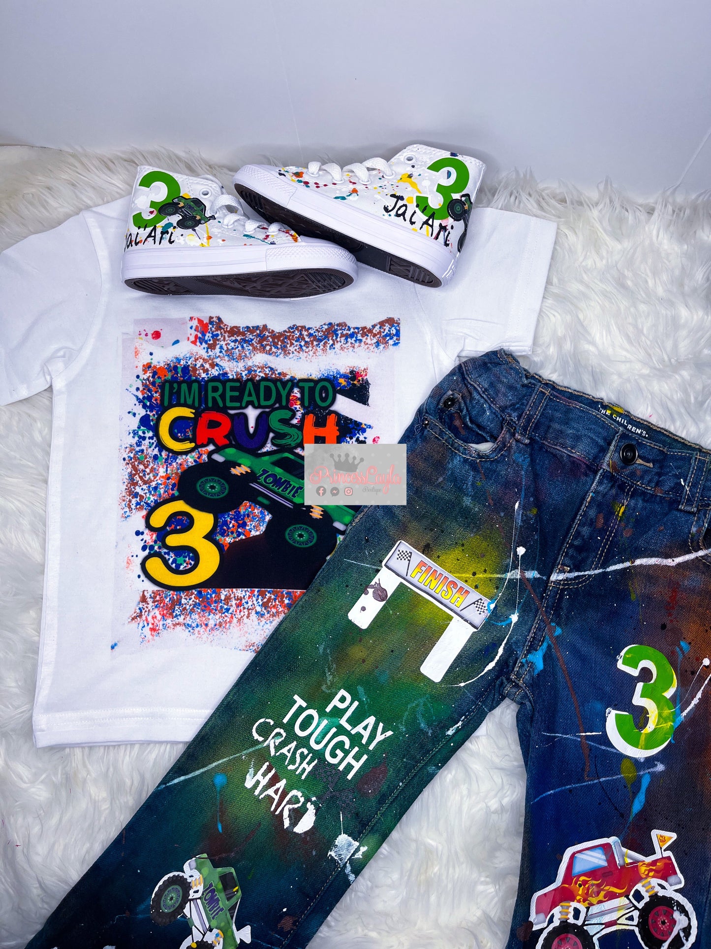Boy Custom Denim Converses