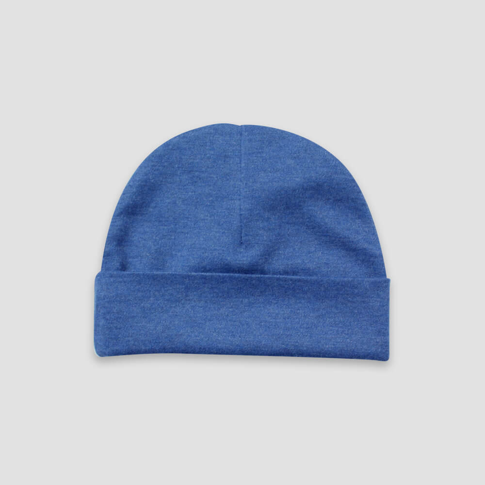 Baby Beanie Hats – Polyester Cotton Blend Royal Blue - LG3031DH - The Laughing Giraffe®