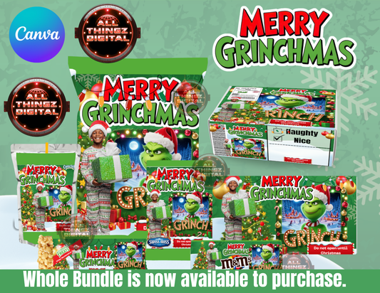 Merry Grinchmas Party Favors