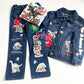 Custom Dino Denim Set