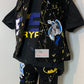 Custom Denim Shorts set