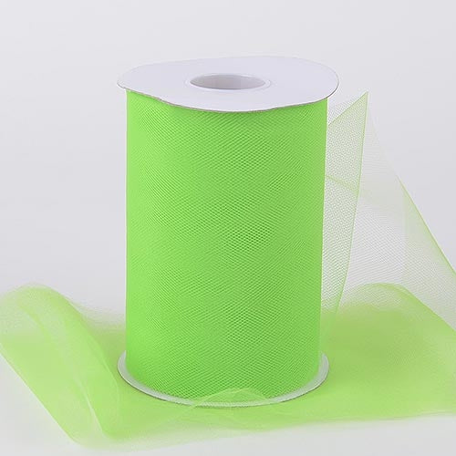 Apple Green 6" tulle fabric