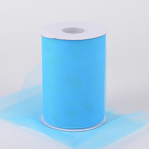 Aqua Blue 6" tulle fabric