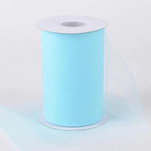 Aqua 6" tulle fabric