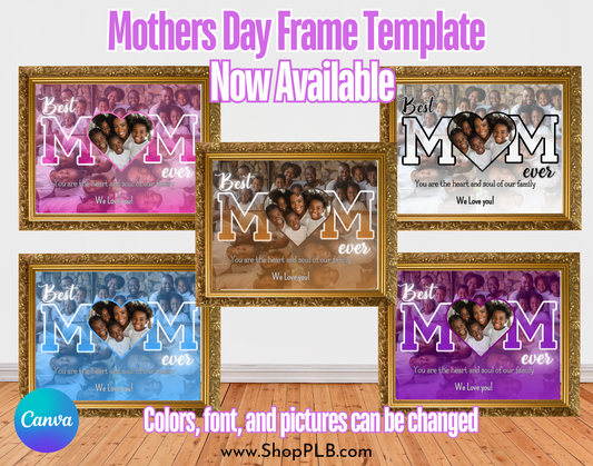Mom Photo Frame Template