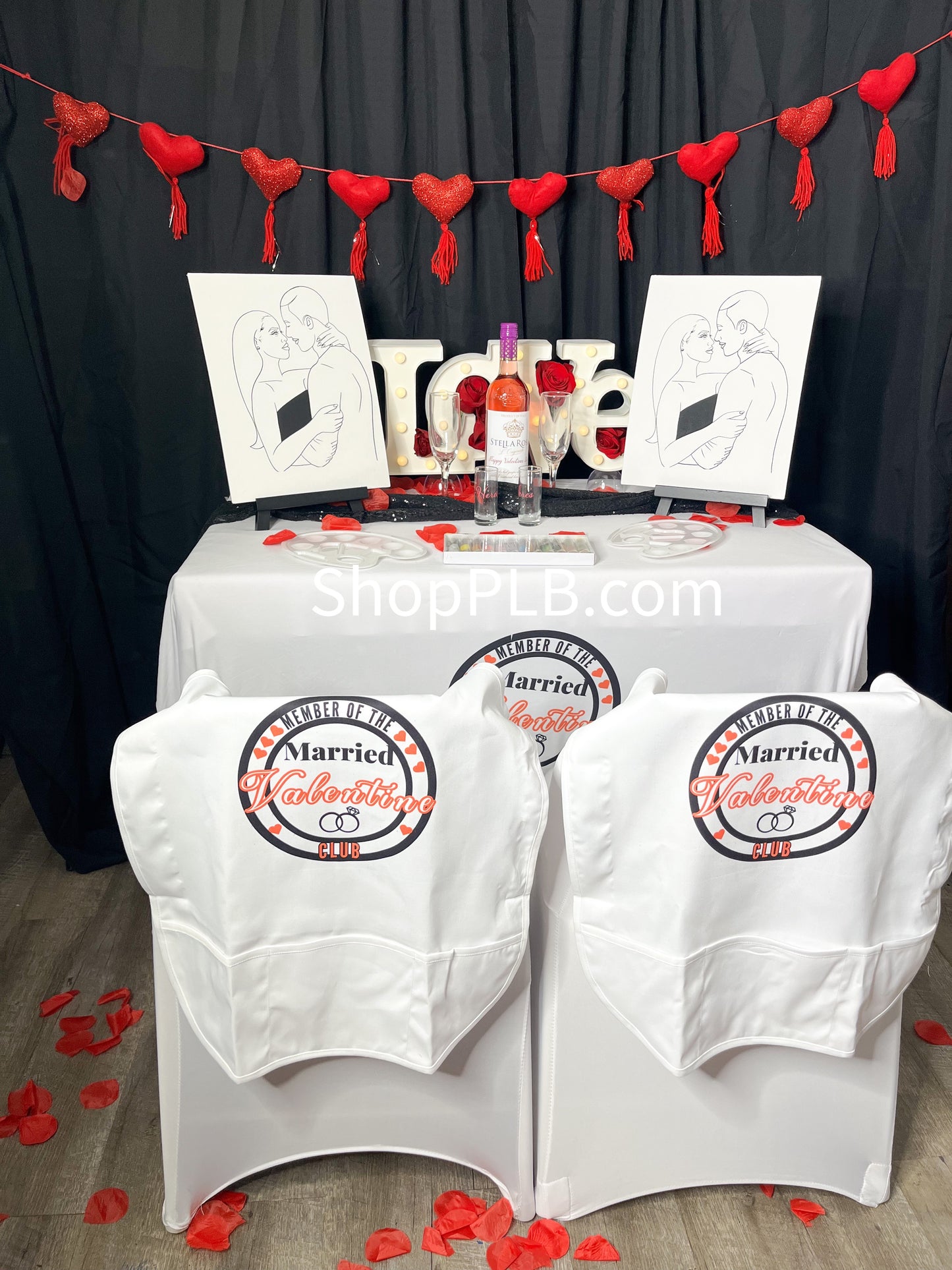 Couple Valentines Paint and Sip