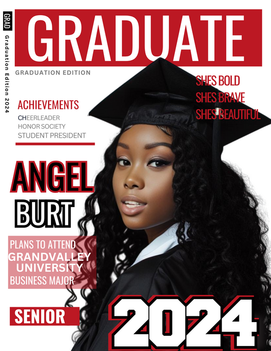 Magazine Cover Editable Template