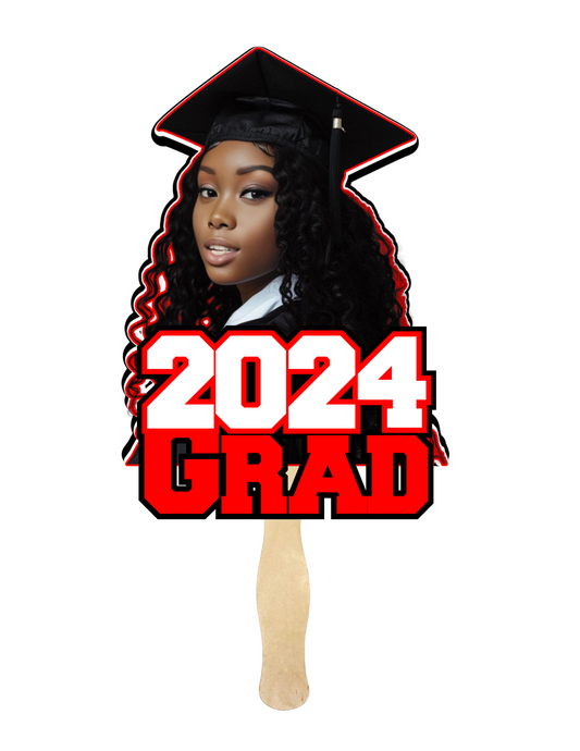 Digital Grad fan Editable Mock up