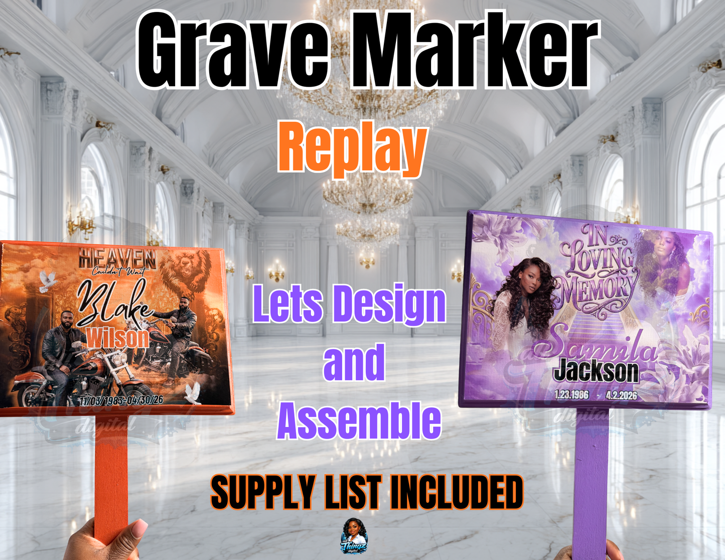 Custom Memorial Grave Marker Replay