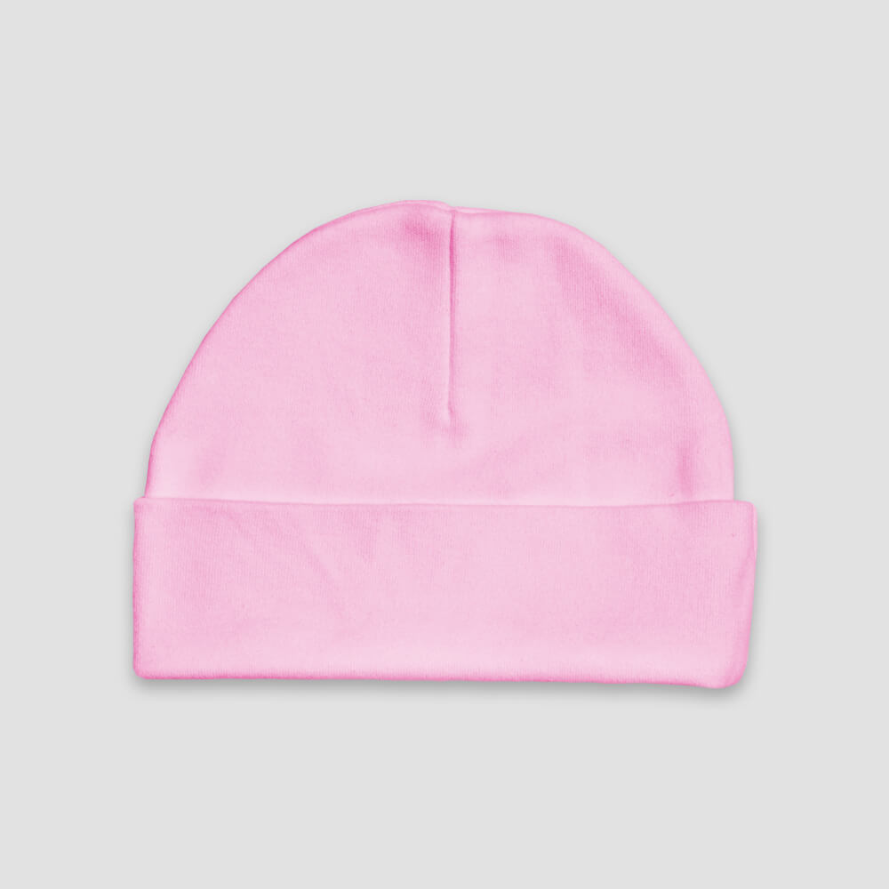 Baby Beanie Hat – 100% Cotton Pink - LG2031P - The Laughing Giraffe®