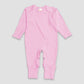 Baby Pajamas With Fold Over Mittens & Fold Over Footies – 100% Cotton Pink - LG2403P - The Laughing Giraffe®