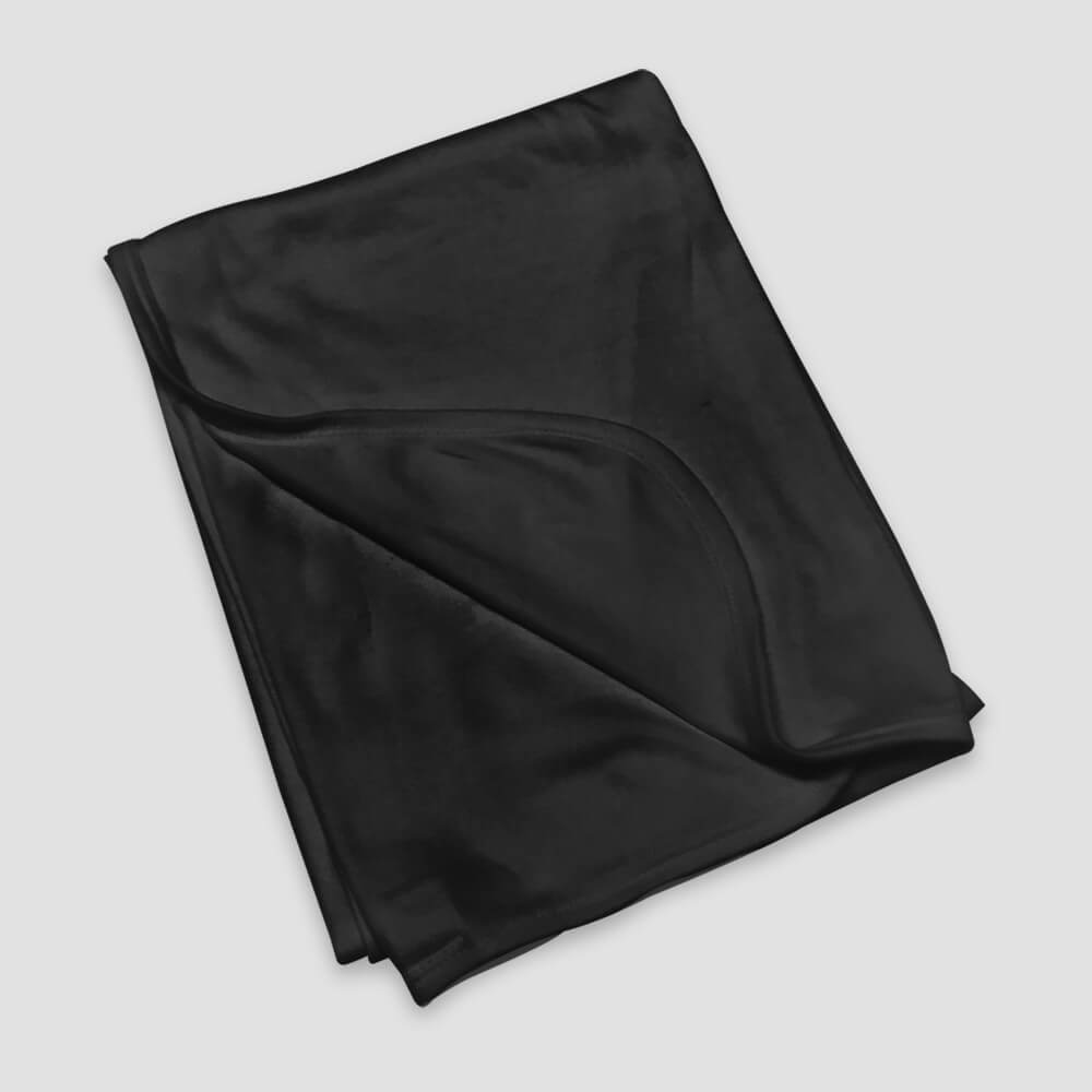 Baby Receiving Blanket – 100% Cotton Black - LG2414D - The Laughing Giraffe®