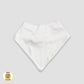 Baby Bandana Bibs – 100% Cotton White - LG2441W - The Laughing Giraffe®