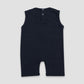Baby Sleeveless Romper – Black – 100% Cotton - LG2926D - The Laughing Giraffe®