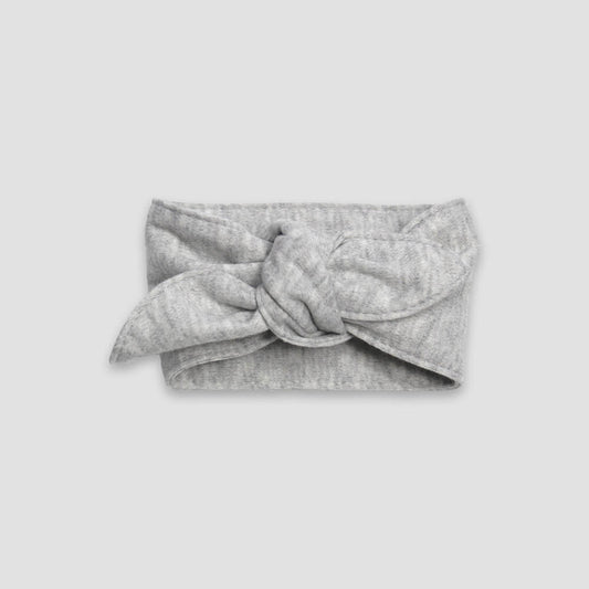 Baby Headband – Polyester Cotton Blend Heather Gray - LG3011H - The Laughing Giraffe®