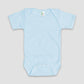 Baby One-Piece Bodysuit Short Sleeve – Polyester Cotton Blend Blue - LG3201P - The Laughing Giraffe®