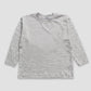 Toddler & Kids Long Sleeve T-Shirt – Polyester Cotton Blend Heather Gray - LG3586H - The Laughing Giraffe®