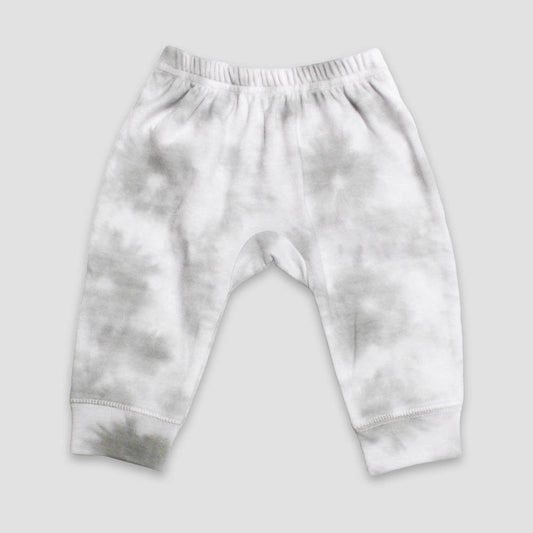 Baby Jogger Pants – White/Smoke – Polyester Cotton Blend - LG3605SK - The Laughing Giraffe®