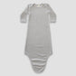 Baby Knotted Sleep Gowns With Mittens – Polycotton Blend - Heather Gray - LG3802H - The Laughing Giraffe®