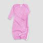 Baby Sleep Gowns With Side-Zipper – Polyester Cotton Blend Cotton Candy - LG3853CC - The Laughing Giraffe®