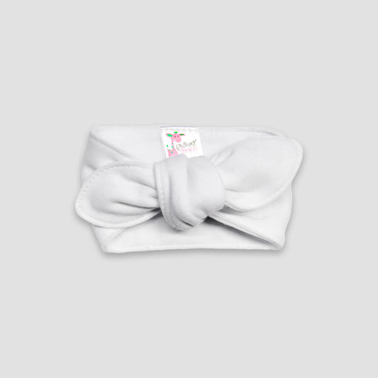 Baby Headband - White - 100% Polyester - The Laughing Giraffe®