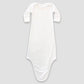 Baby Knotted Sleep Gowns With Mittens – 100% Polyester - White - LG4802W - The Laughing Giraffe®