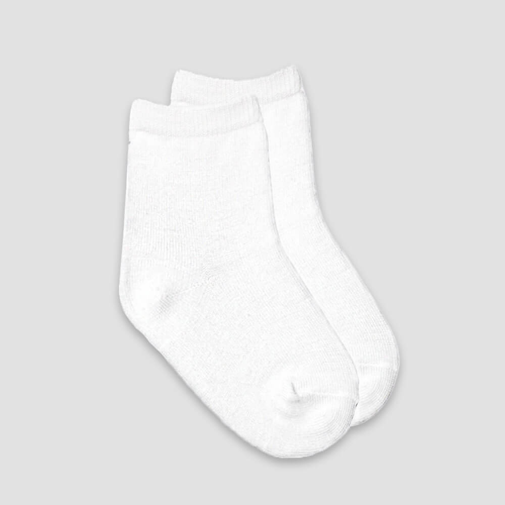 Baby Socks – 100% Polyester White - LG4911W - The Laughing Giraffe®