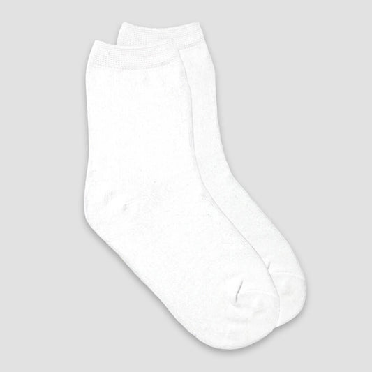 Kids Socks – 100% Polyester White - LG4911W – The Laughing Giraffe®